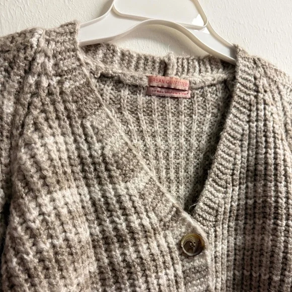 Women's Urban Outfitters Striped Crop Cardigan Sweater, Small-P, EUC - Picture 2 of 8